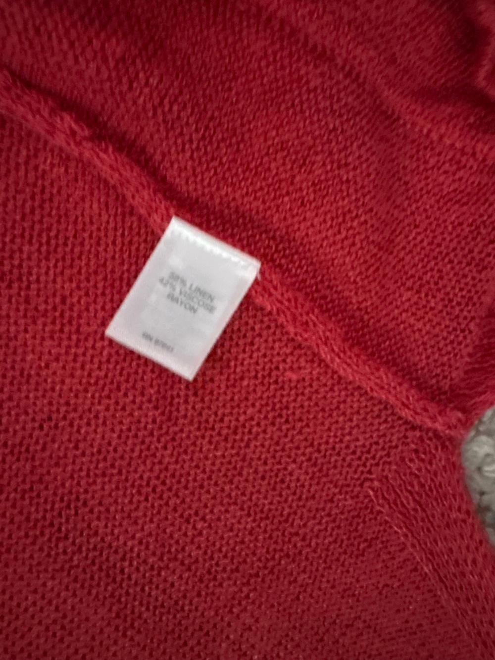 J. Jill pink linen blend long cardigan sweater pockets size M - Picture 4 of 5